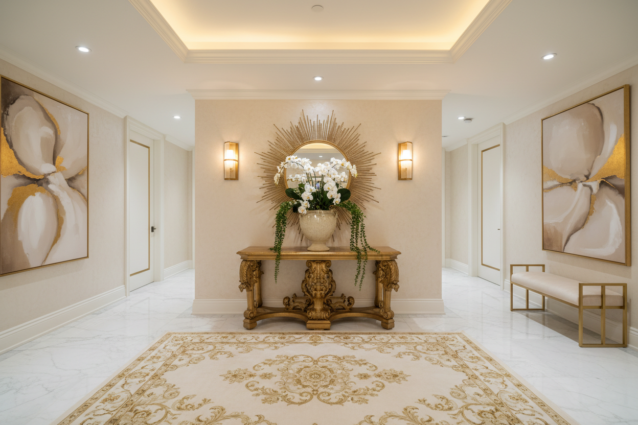 Hallway and Entryway
