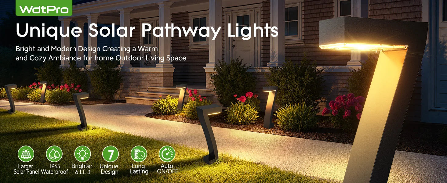 Bright LED Solar Lights Outdoor Pathway Lights