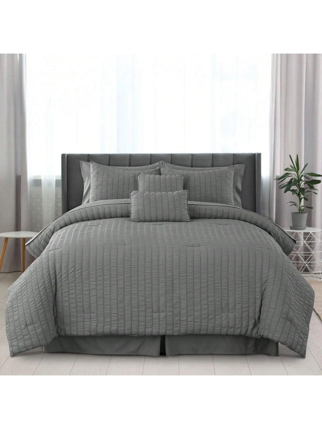 Lux Decor 10 Piece Comforter Set with Sheets