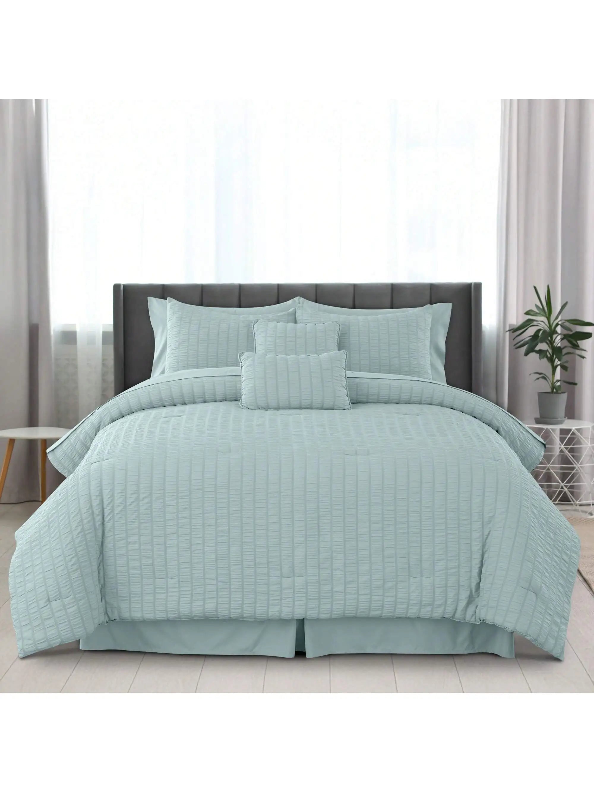 Lux Decor 10 Piece Comforter Set with Sheets