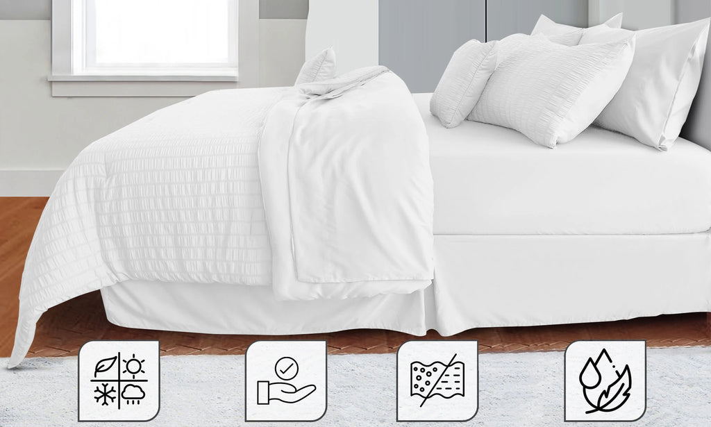 Lux Decor 10 Piece Comforter Set with Sheets