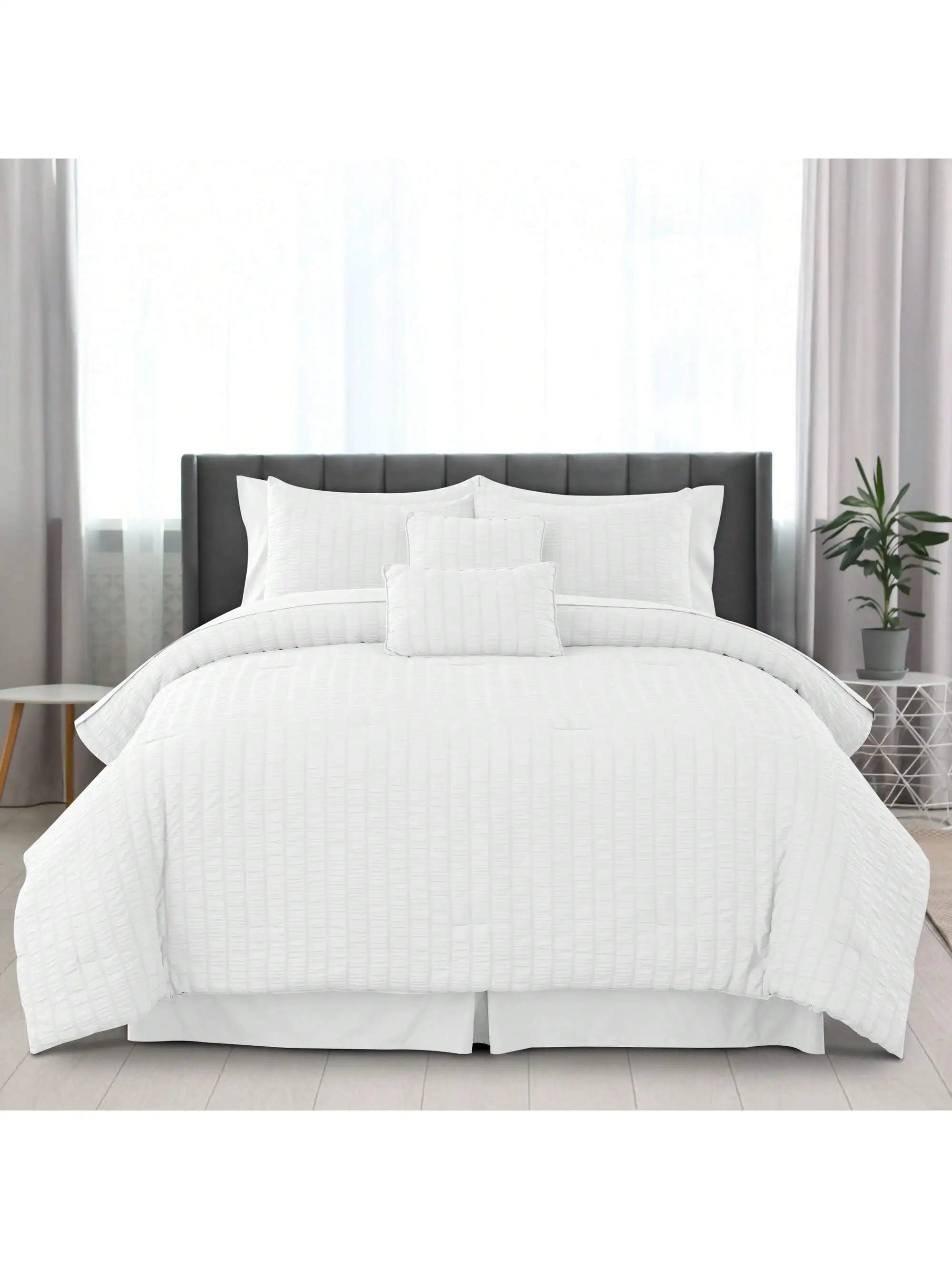 Lux Decor 10 Piece Comforter Set with Sheets