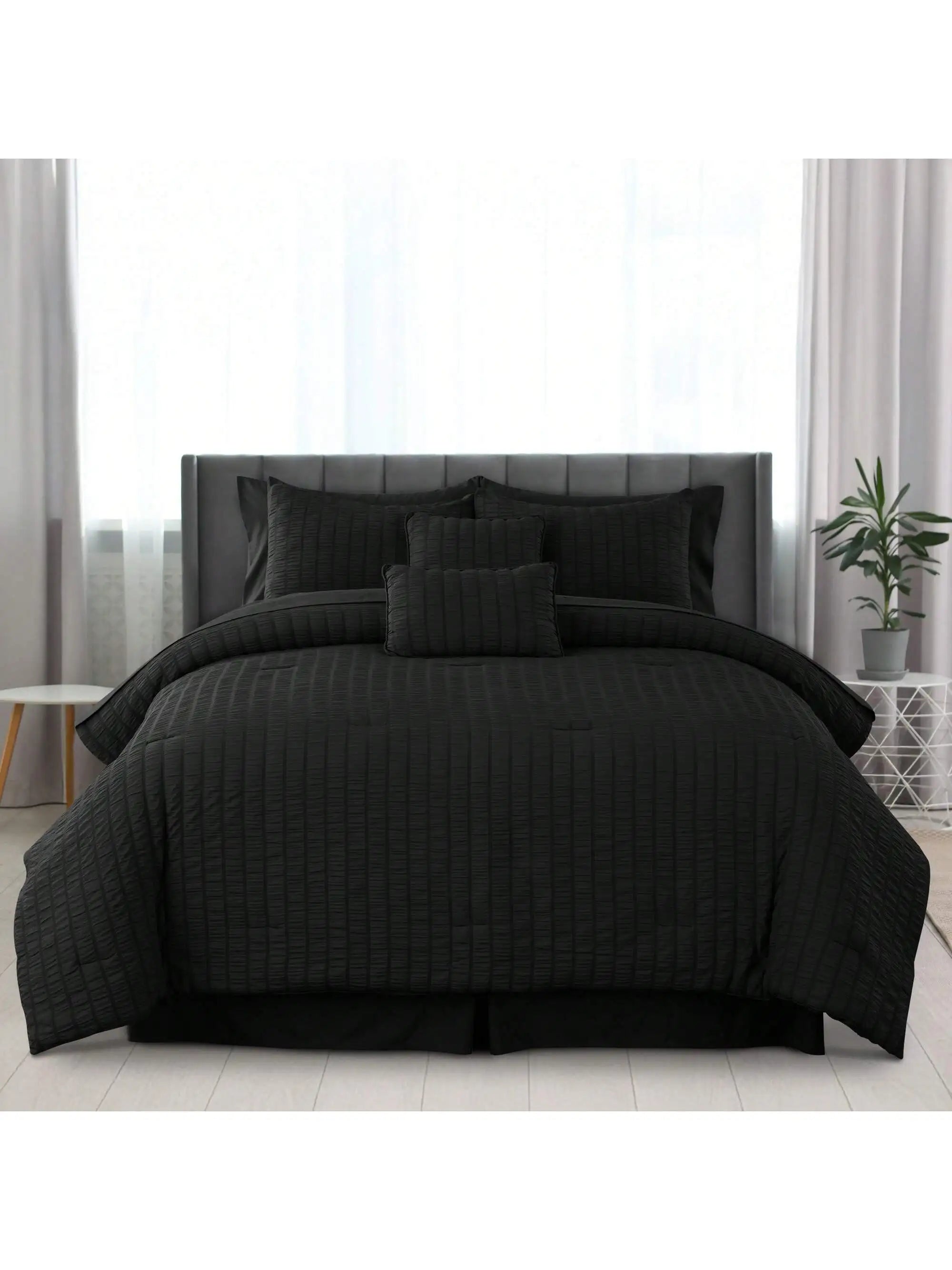 Lux Decor 10 Piece Comforter Set with Sheets