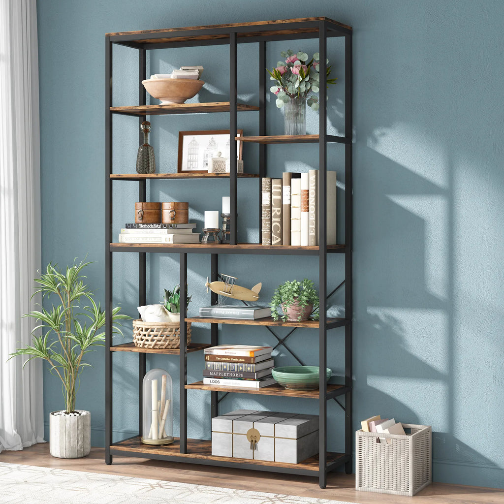 Tribesigns 79 Inches Bookcase with Open Shelves