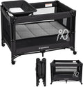 Portable Baby Bassinet Bedside Crib with Mattress