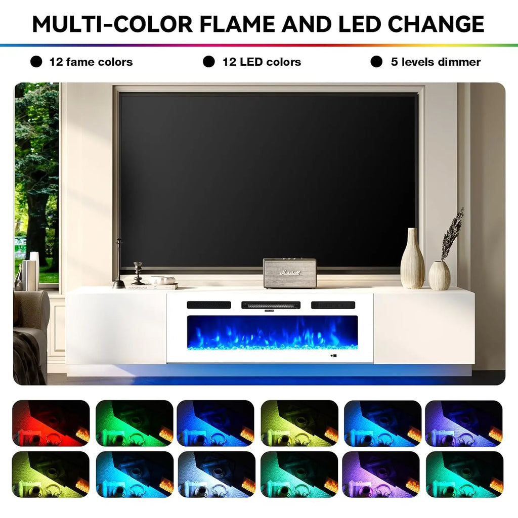 70in Wall Mount Floating TV Stand