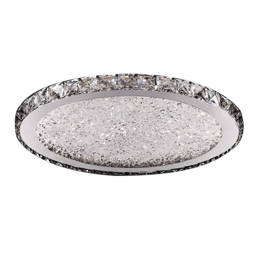 LOYALHEARTD 16" Modern Crystal Ceiling Light