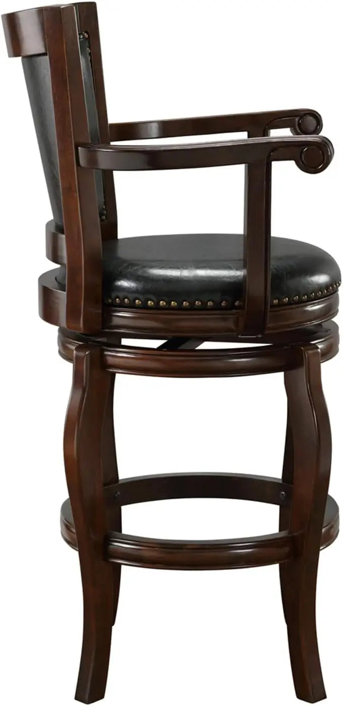 Swivel Bar Stool in Cappuccino