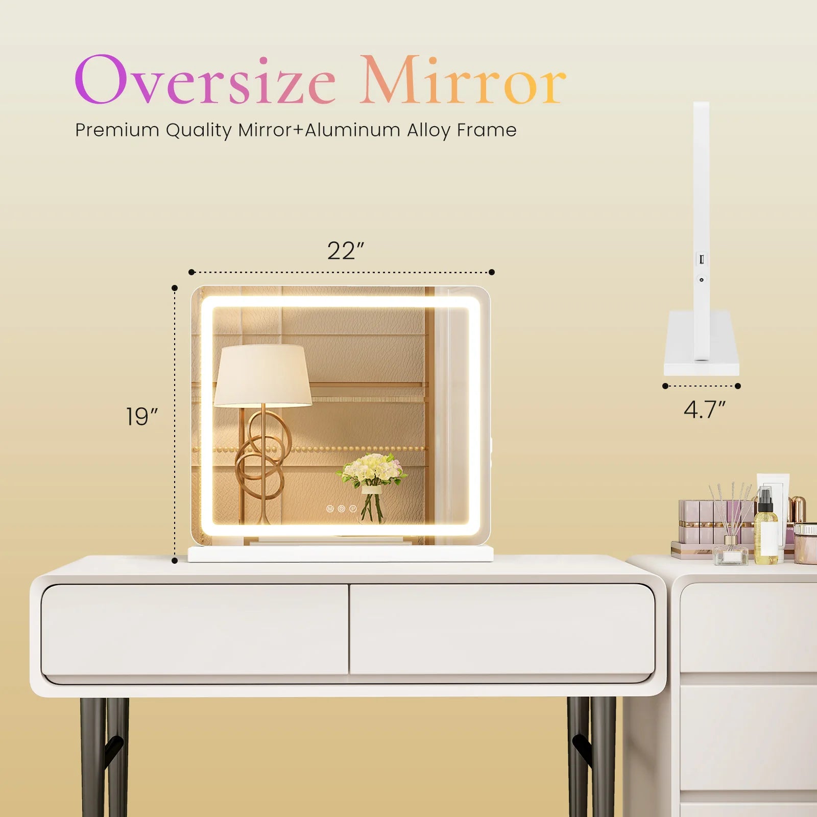 JHK LED Vanity Mirror