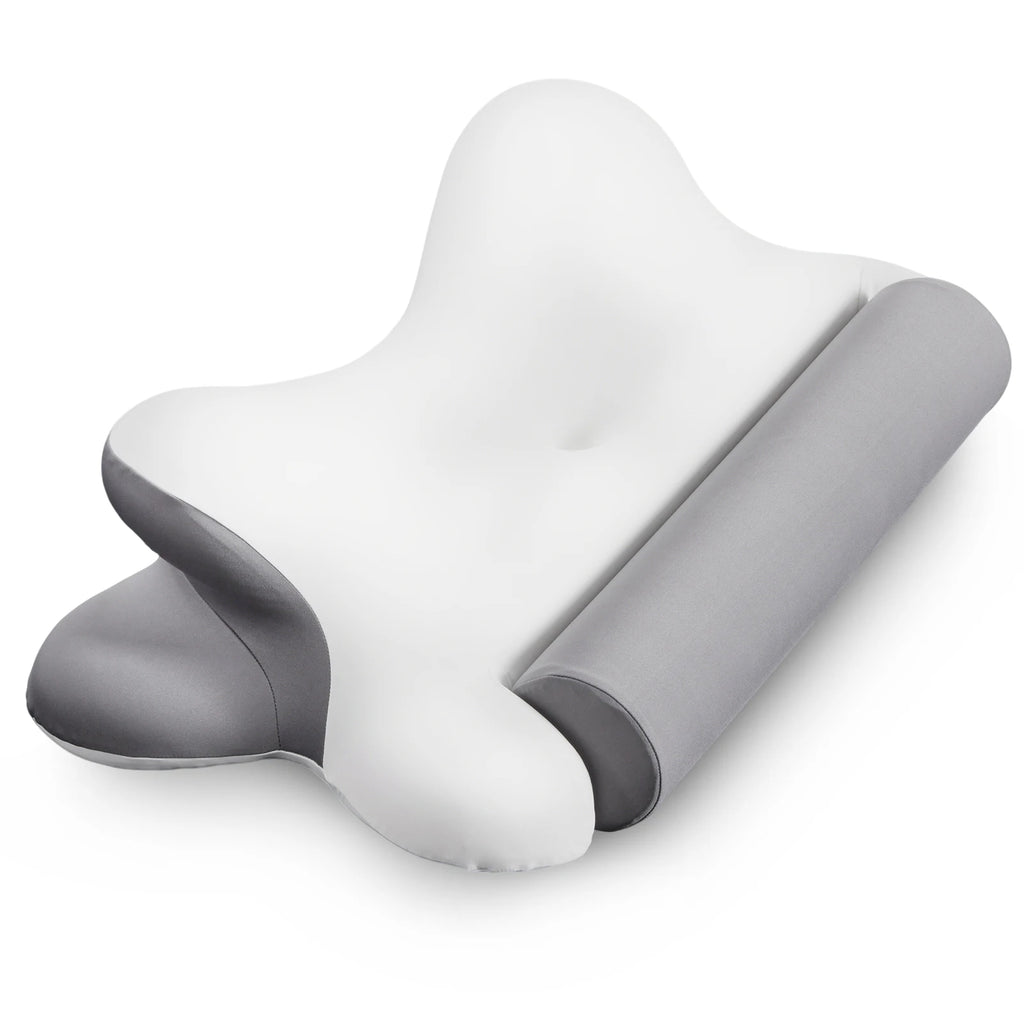 Ergonomic Memory Foam Cervical Neck Pillow with Cooling Pillowcase