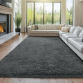 8x10 Area Rug Shag Grey Area