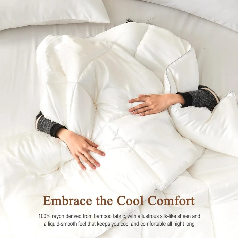 King Size Bamboo Silk Blend Comforter