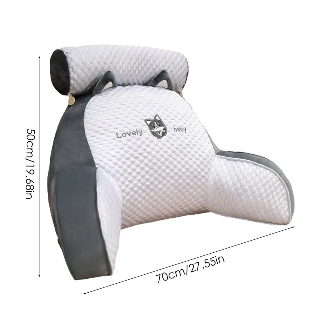 Backrest Pillow With Arms