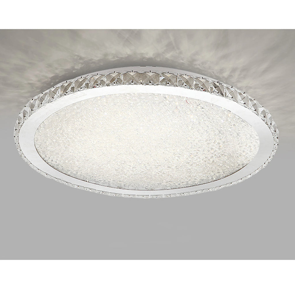 LOYALHEARTD 16" Modern Crystal Ceiling Light