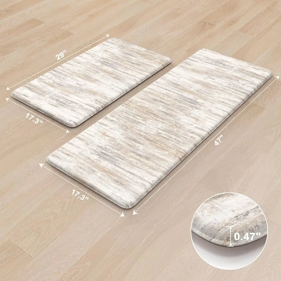 Anti Fatigue Kitchen Mat 2 Piece