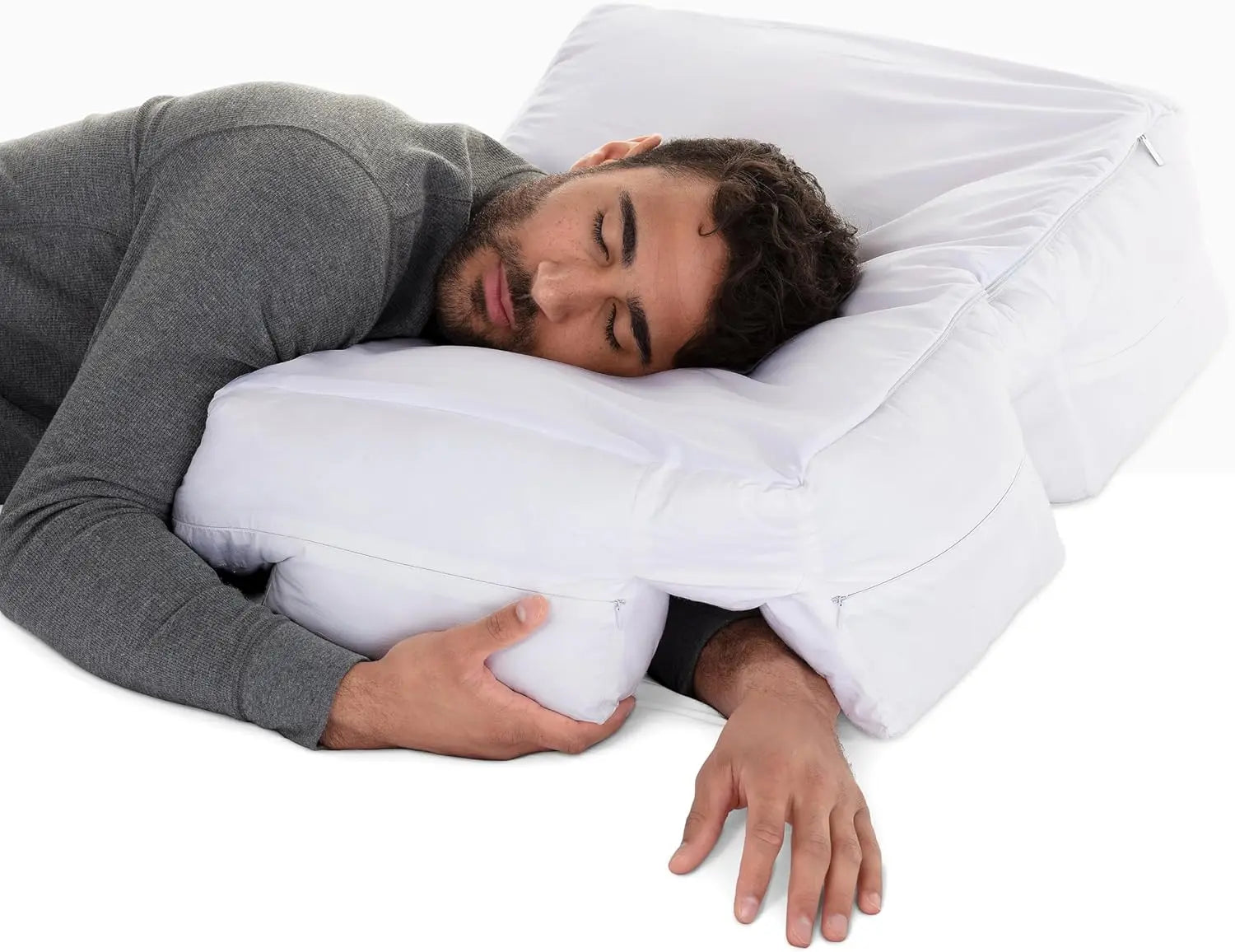Side Sleeper Pillow Arm Hole