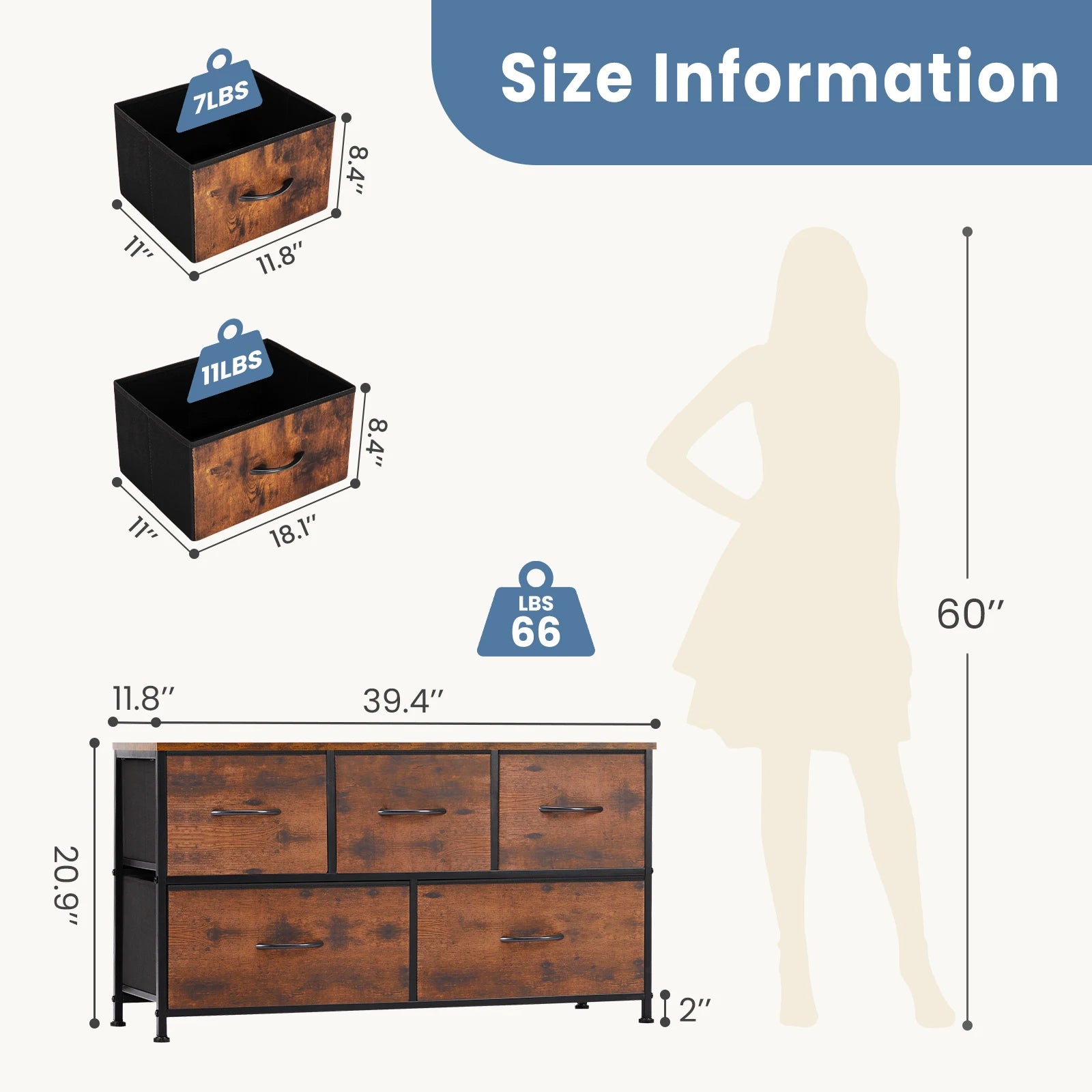 JHK Living Room Display Cabinet