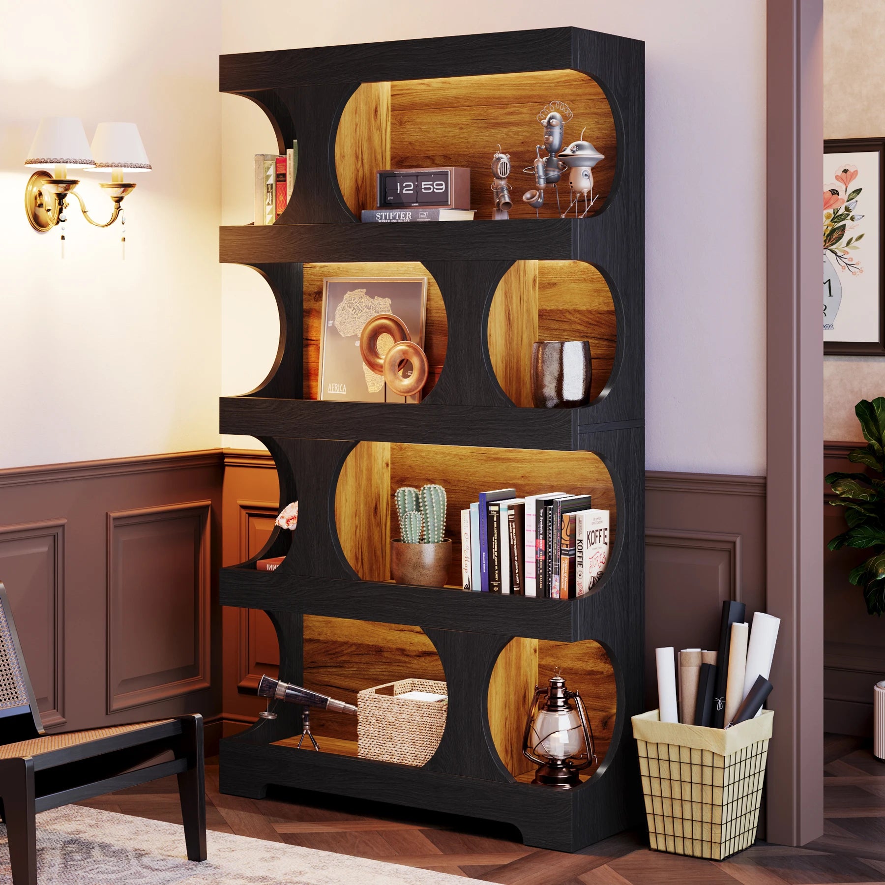 Tribesigns 71" Tall Bookcase