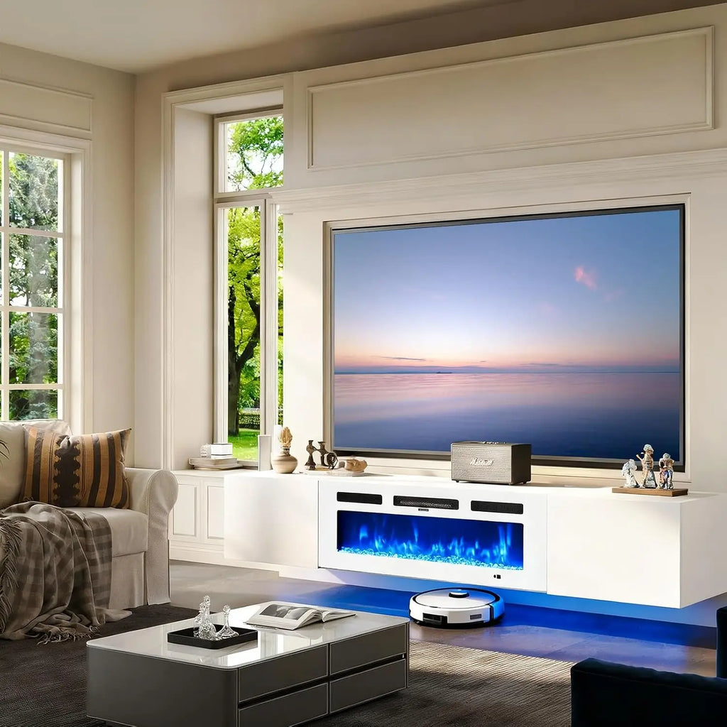 70in Wall Mount Floating TV Stand