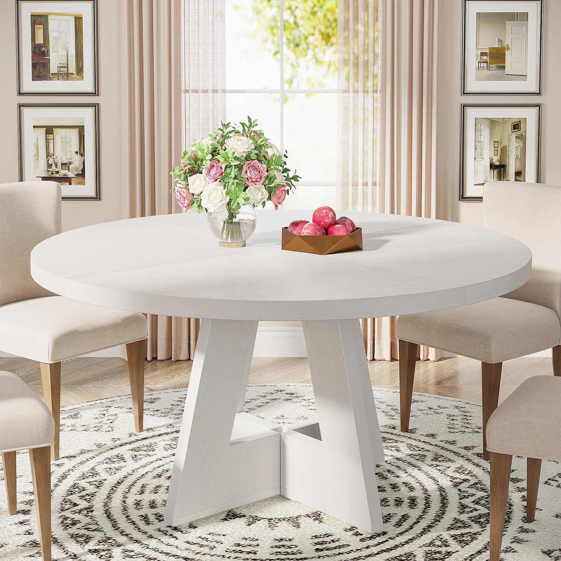 Tribesigns Round Dining Table