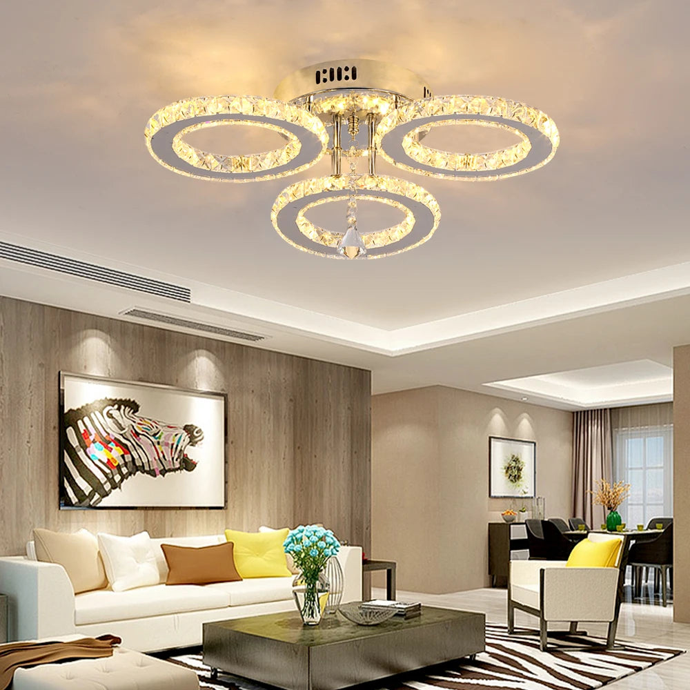 Modern Luxury Ceiling Crystal Chandelier