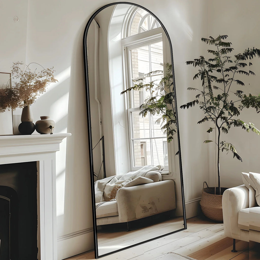 Full Length Mirror, 58"x18" Oversized Floor Mirror