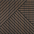 4 Packs Acoustic 3D Wood Slat Wall Panels Self-Adhesive Sound Absorbing for Noise Reduction Home & Garden Decor
