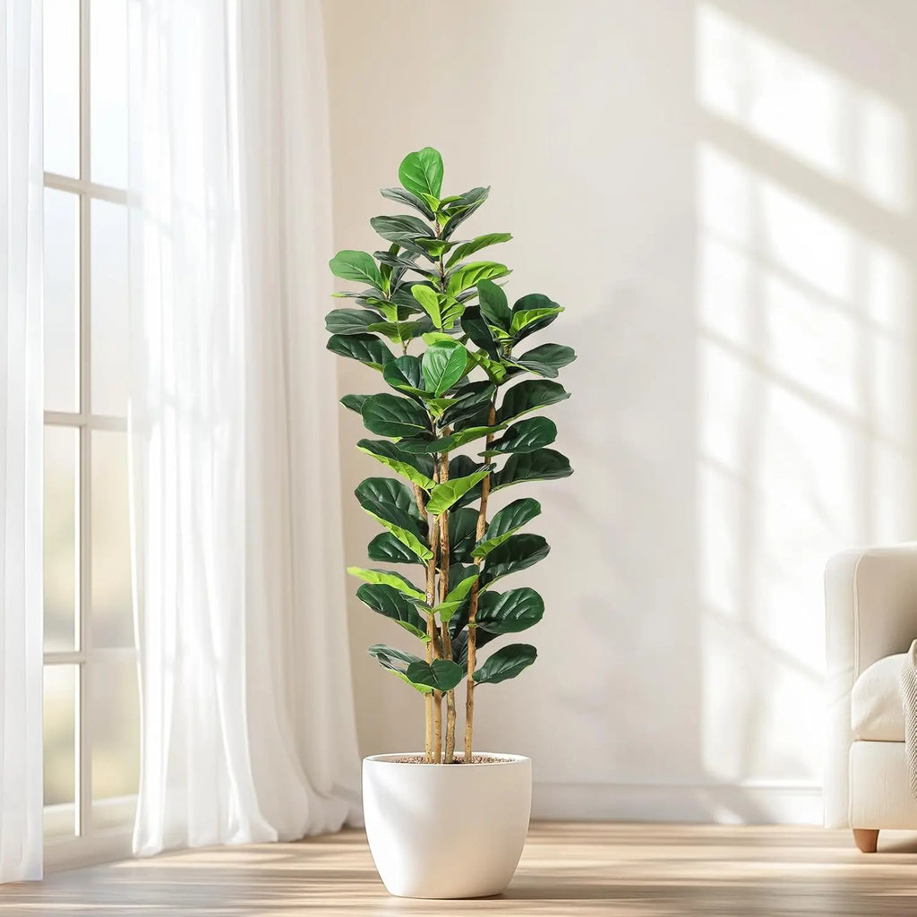 Artificial Fiddle Leaf Fig Tree with P