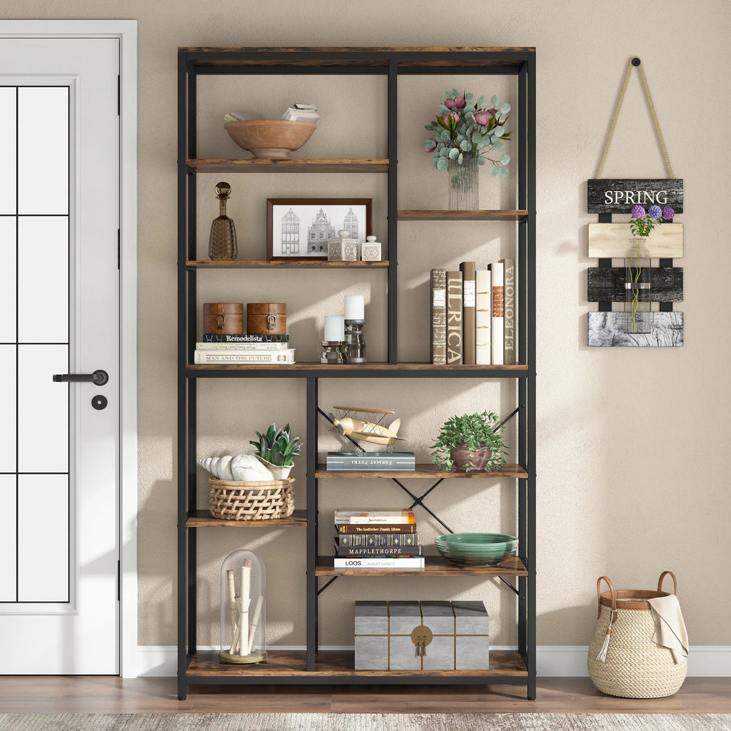 Tribesigns 79 Inches Bookcase with Open Shelves