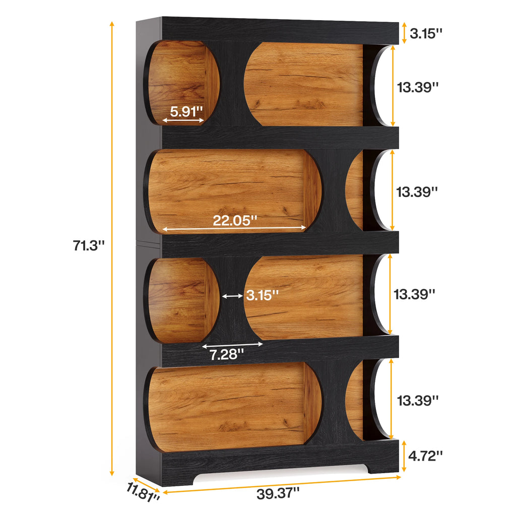 Tribesigns 71" Tall Bookcase