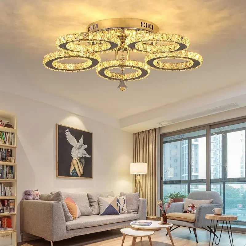 Modern Luxury Ceiling Crystal Chandelier