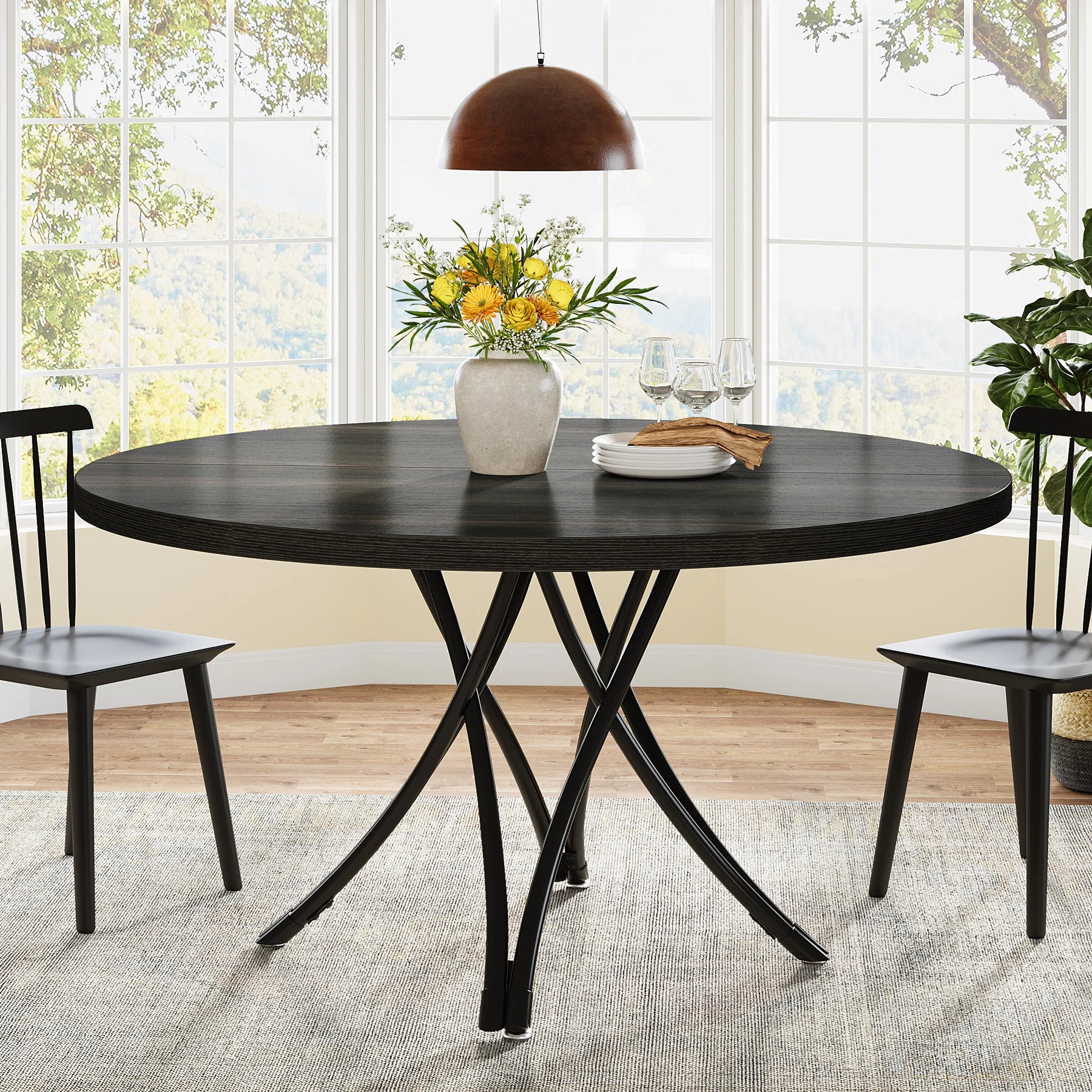 Tribesigns Round Dining Table
