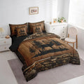 Deer Comforter Set with Sheets Queen Size
