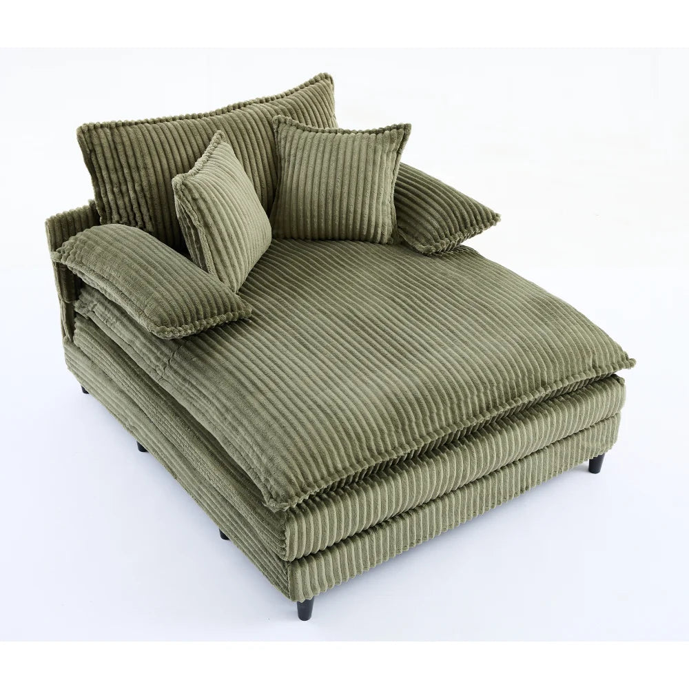 54.75" W Oversized Chaise Lounge Chair