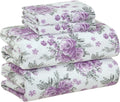 4 Piece 100 Cotton Flannel Sheets Queen Size Bed Set