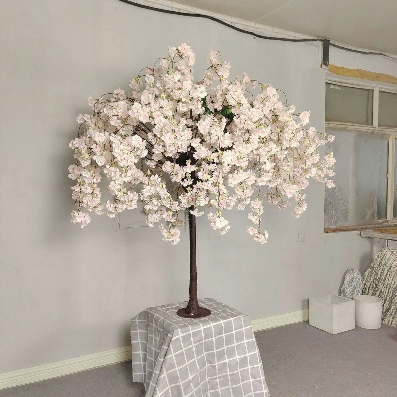 Simulation cherry blossom tree