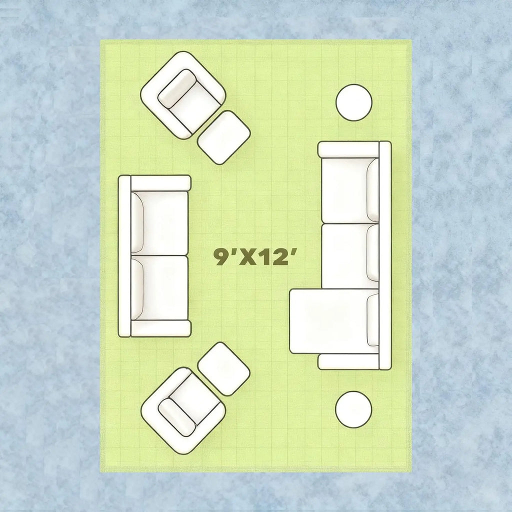 Washable Area Rug 9x12