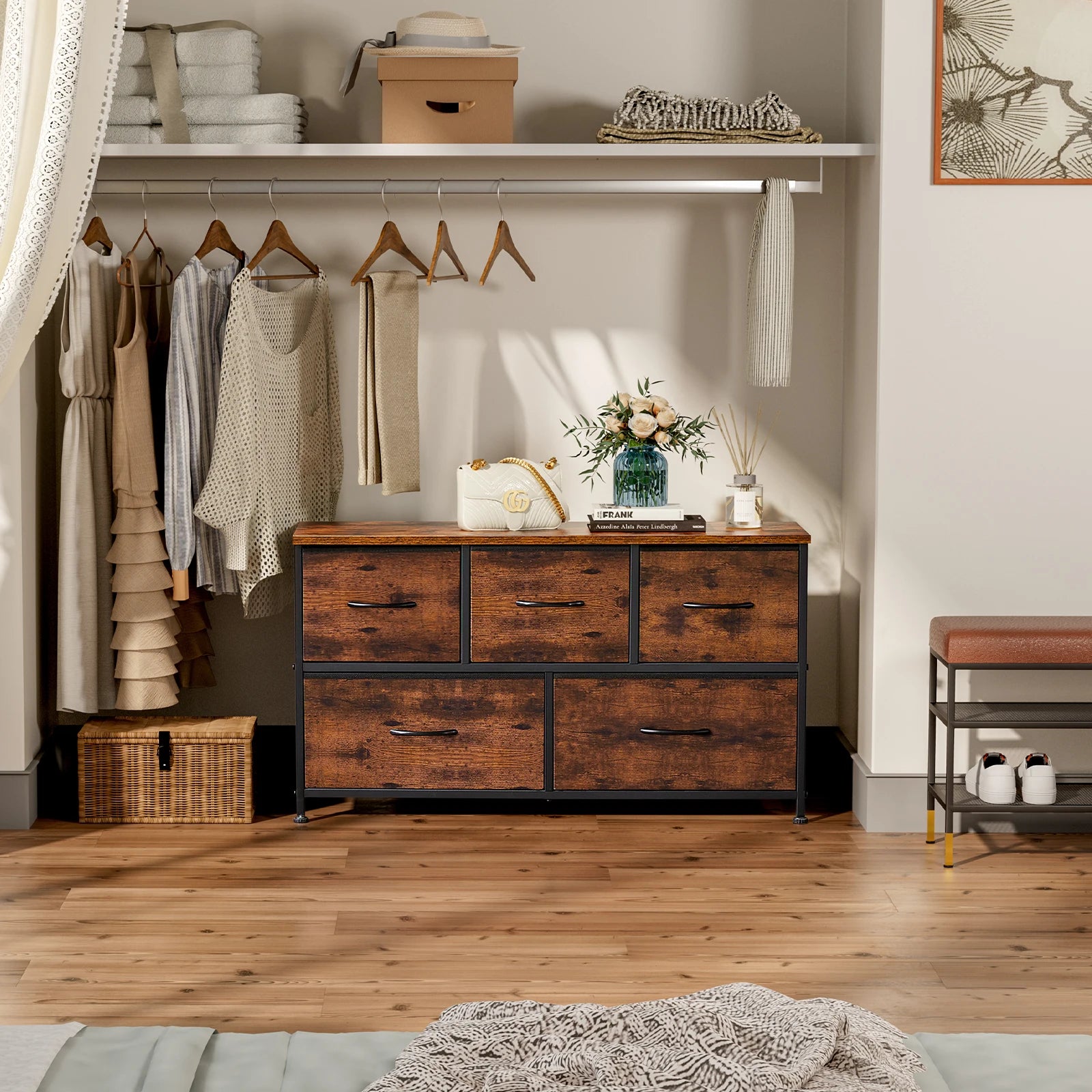 JHK Living Room Display Cabinet