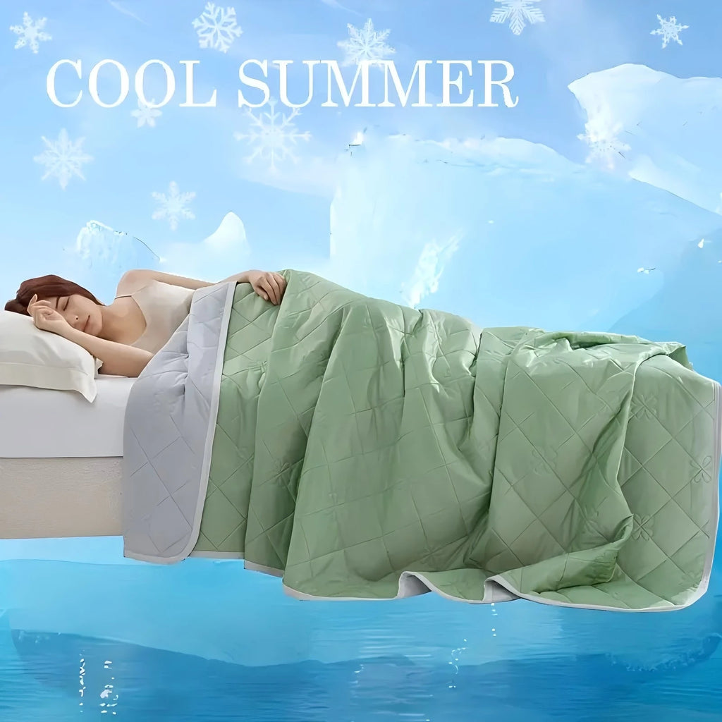 Large Cooling Blanket Dual-Sided Soft & Lightweight Summer Bedding