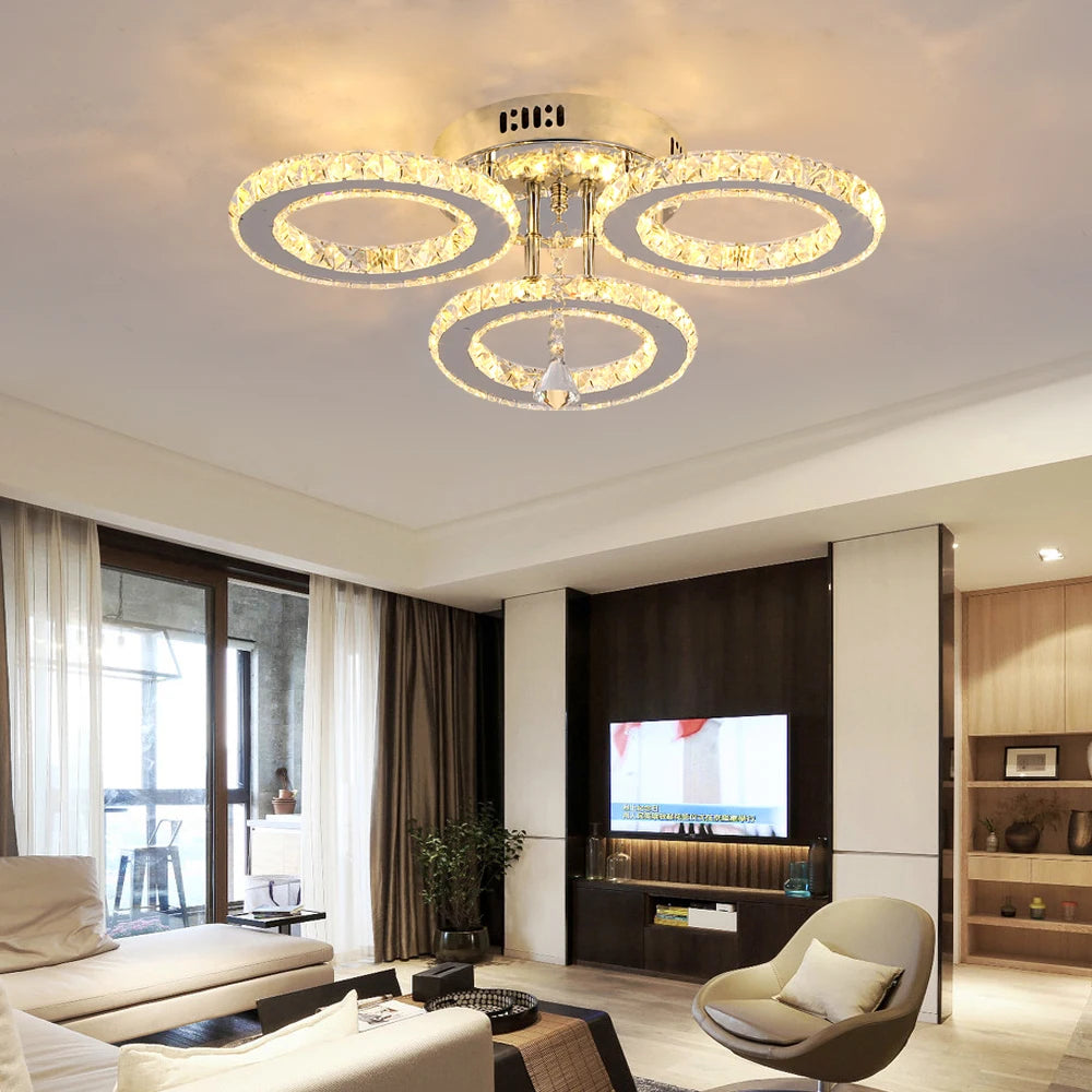 Modern Luxury Ceiling Crystal Chandelier