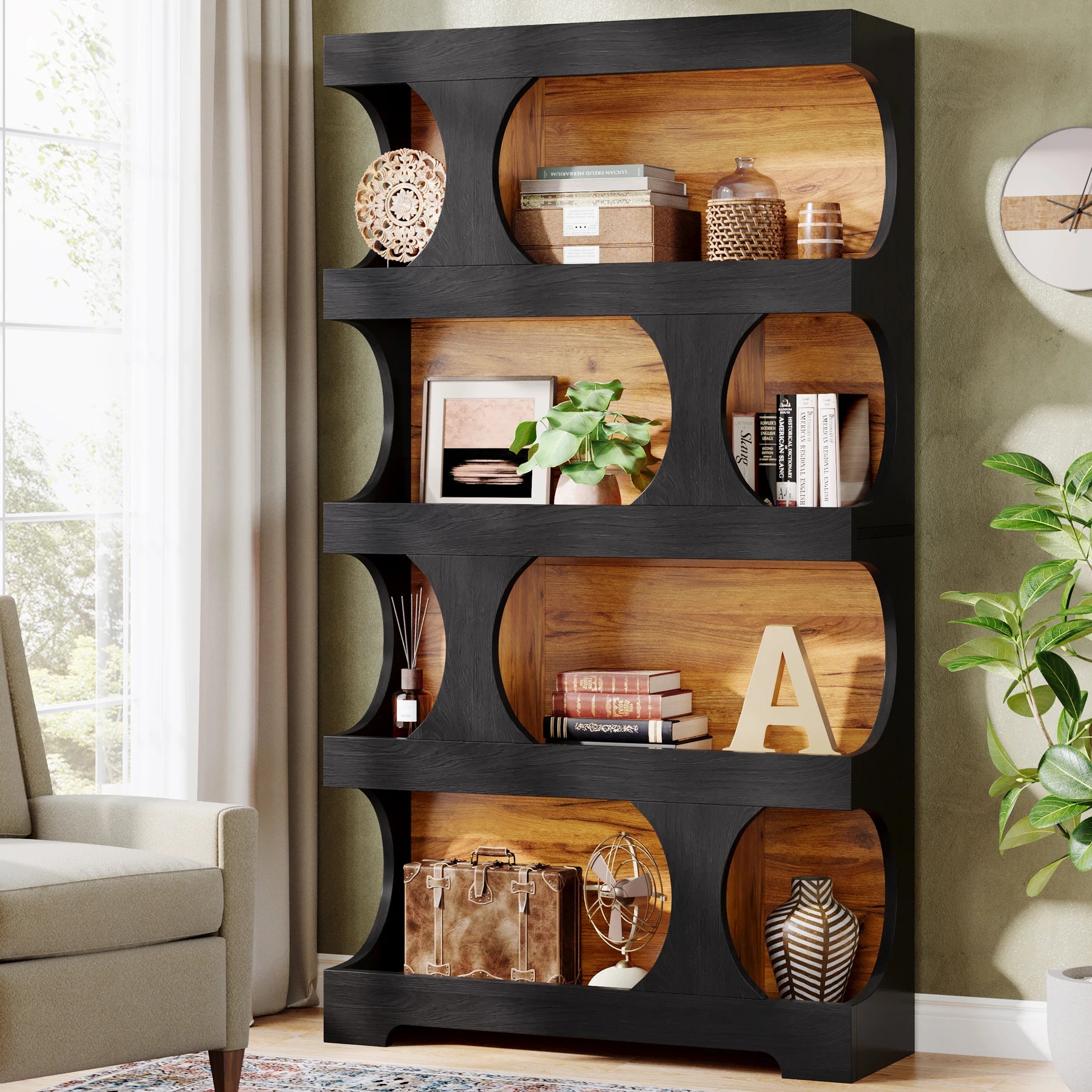 Tribesigns 71" Tall Bookcase