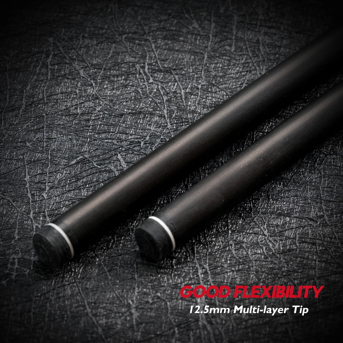 Fury Carbon Fiber Pool Cue Stick 58" Billiard Cue Professional Low Deflection
