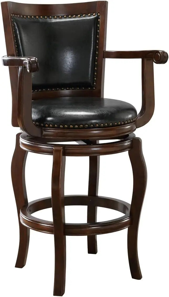 Swivel Bar Stool in Cappuccino