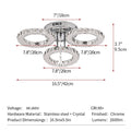 Modern Luxury Ceiling Crystal Chandelier