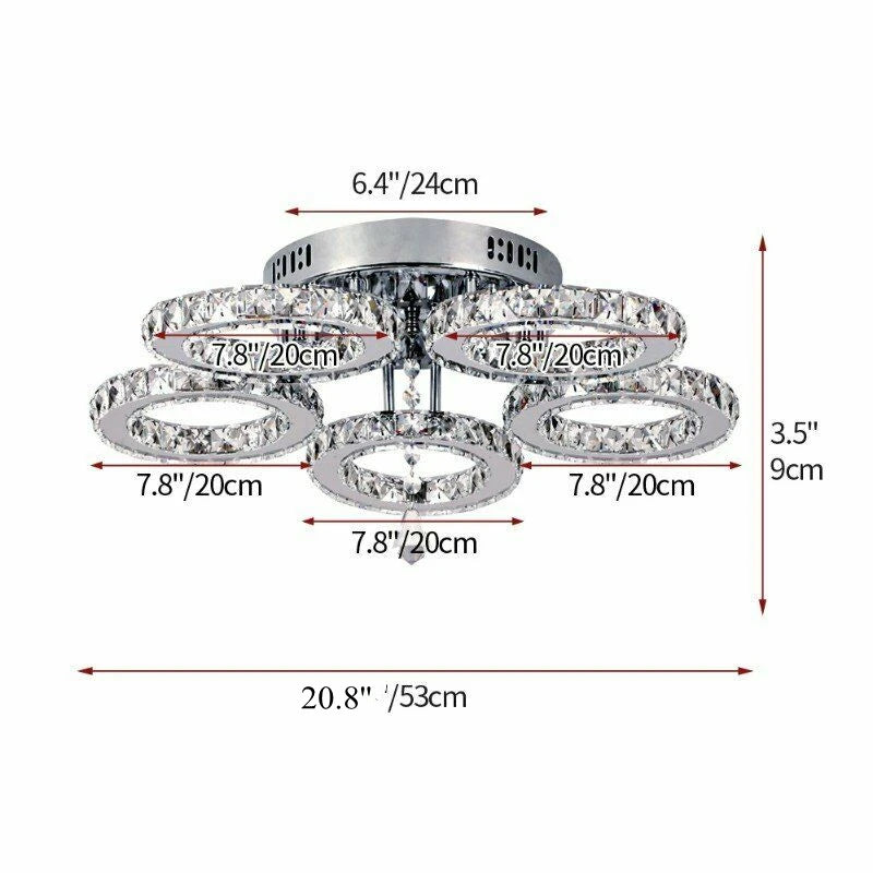 Modern Luxury Ceiling Crystal Chandelier