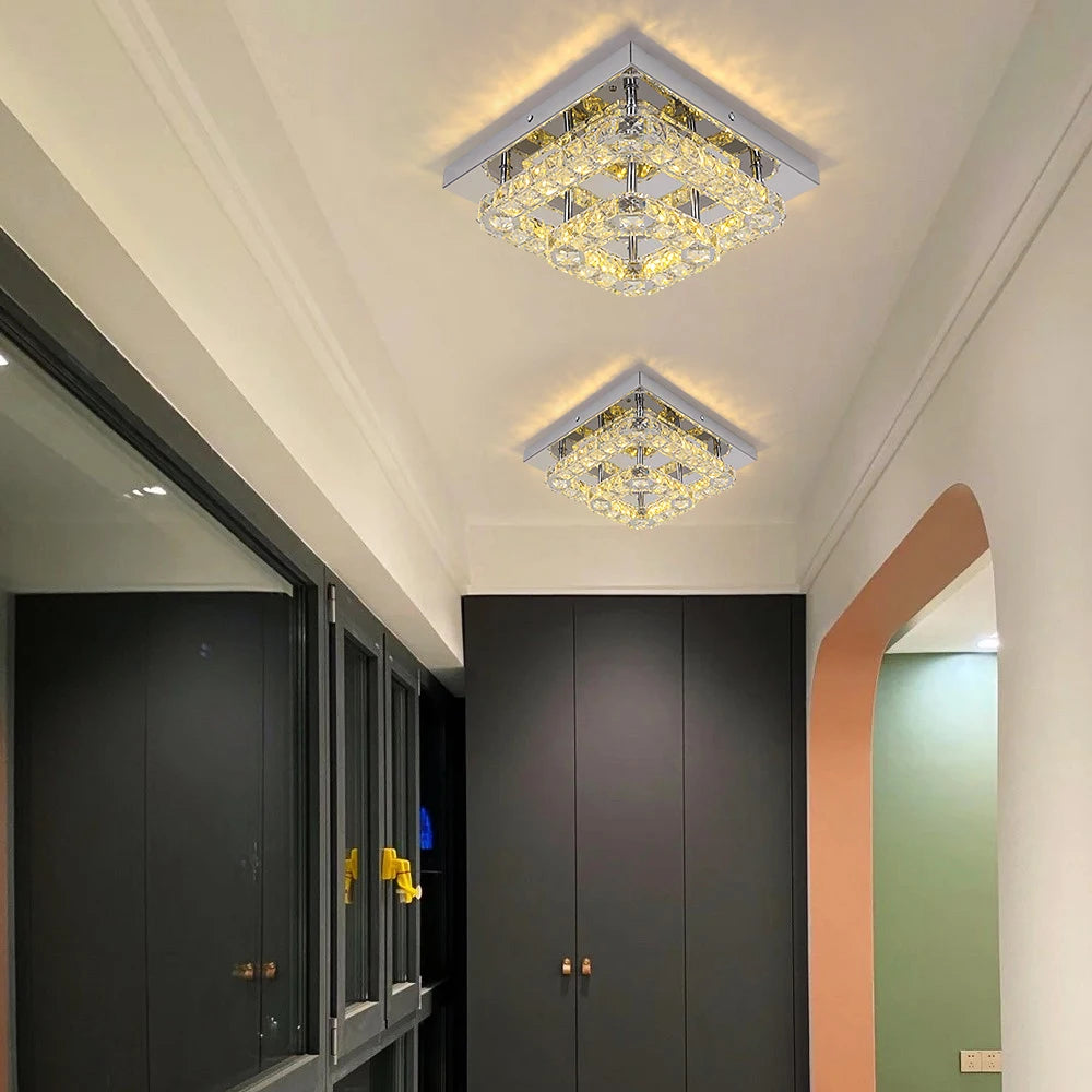 Crystal Led Ceiling Light