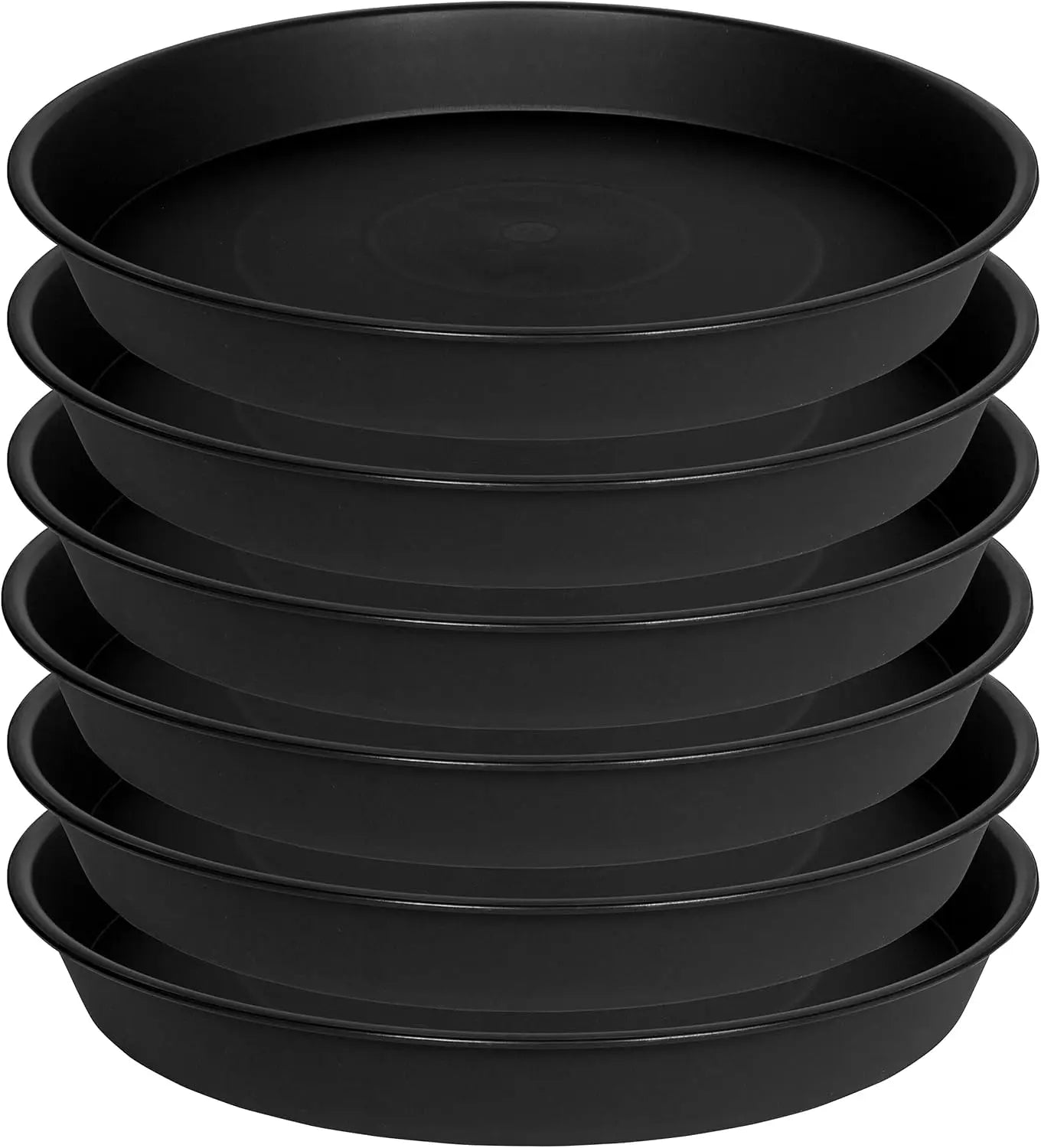 6 Pack Plastic Plant Saucer Drip Tray