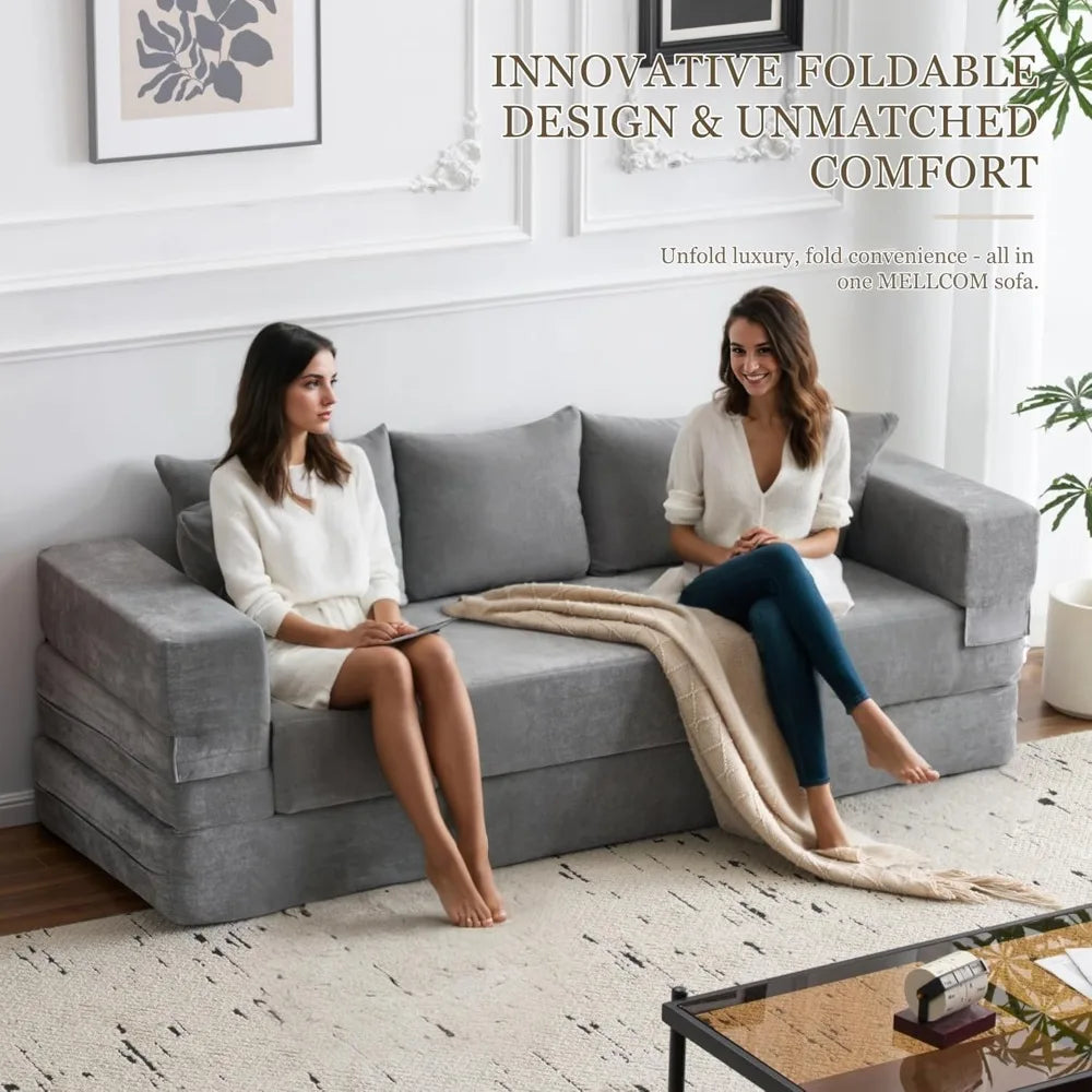 Queen Size 4-in-1 Convertible Sofa Bed