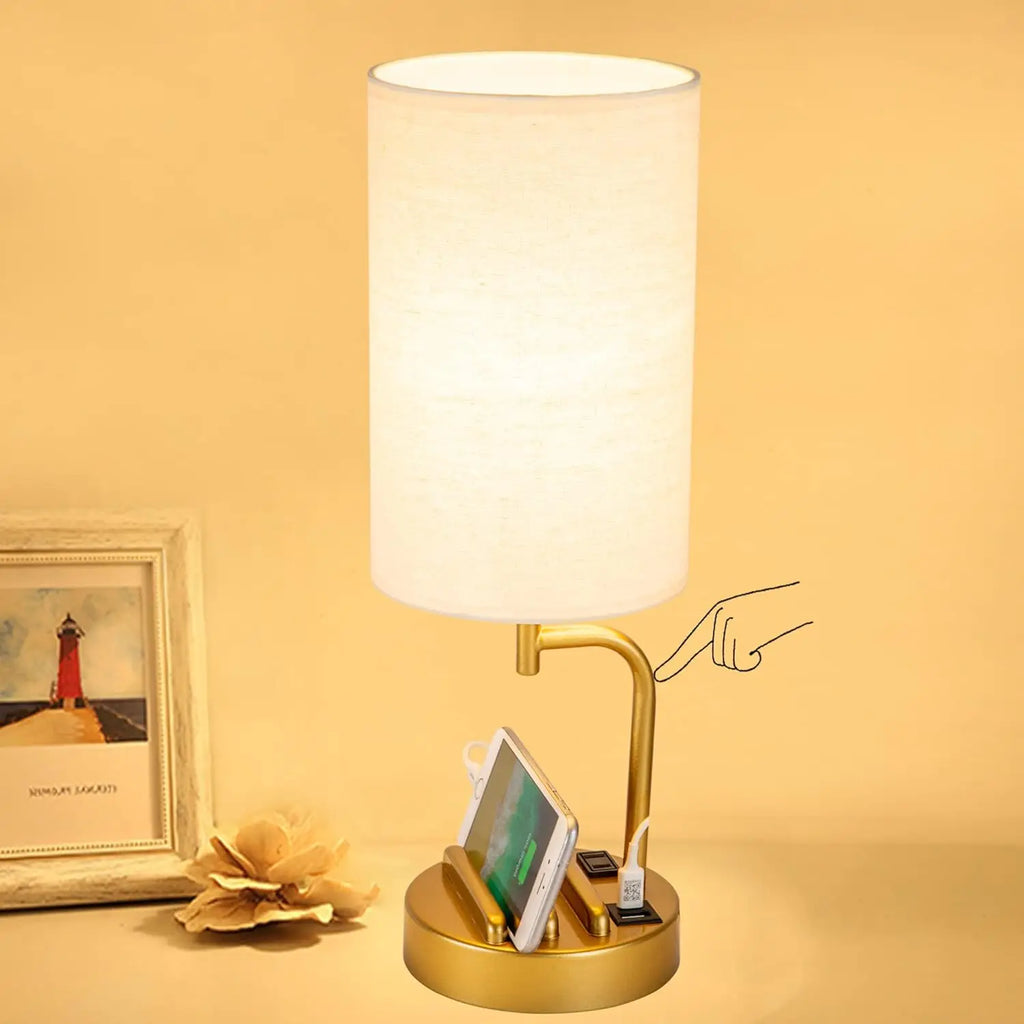 Touch Control USB Table Lamp, 3-Way Dimmable