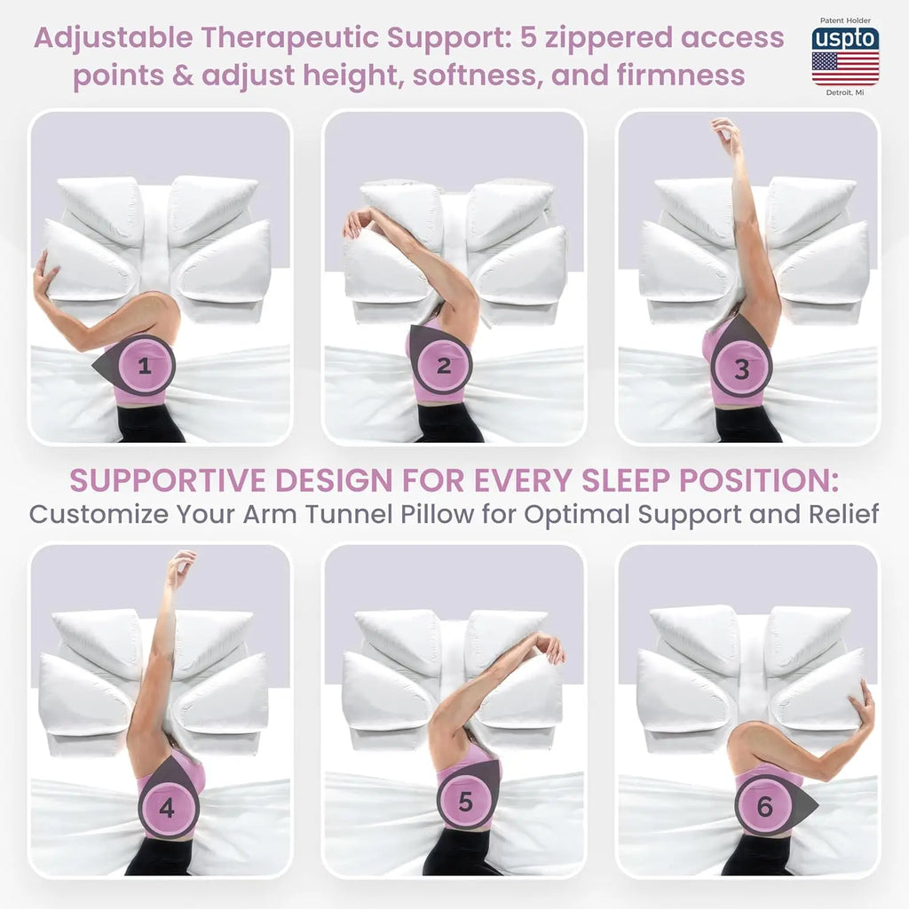 Side Sleeper Pillow Arm Hole